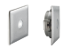 Switch/dimmer para embutir TOUCH ME de acabado aluminio para sistemas de iluminación M12 Domus Line