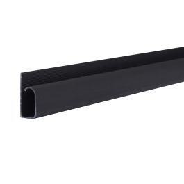 Canaleta pasacables horizontal para escritorio, Largo 60 cm, Negro