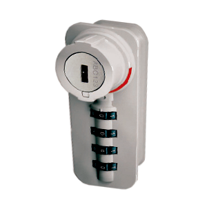 Dial Lock, Cerradura de combinación, Modo público-Cerradura Dial Lock Vertical, color plata. Modo Público
