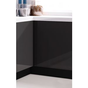 Zoclo FUTURE para gabinetes de cocina, acabado negro ingo