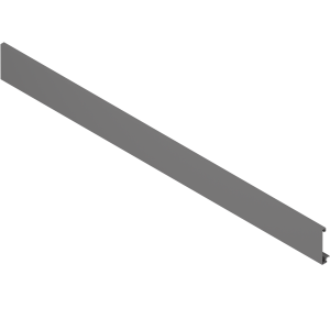 Pieza delantera MERIVOBOX, altura M y E, para cajón interior, longitud 1042 mm, gris orión