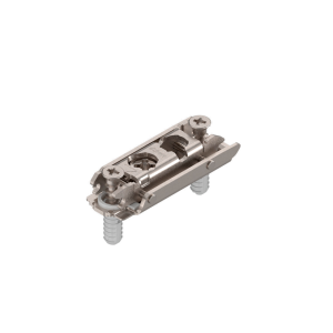 Placa de montaje recta para bisagra CLIP/HK-S, taquete expansivo de 5mm, ajuste excéntrico