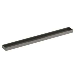 Base de aluminio para set organizador Belnet Lay On con longitud de 1103 mm, color gris plomo