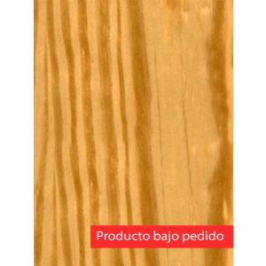 Chapa de madera natural de Pino Carolina con respaldo de papel