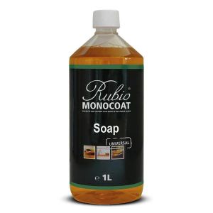 Jabón líquido concentrado Rubio Monocoat Universal SOAP para superficies de madera, 1 litro