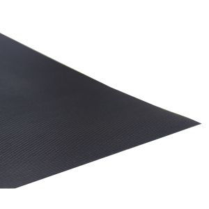 Tapete antideslizante Stripes para cajón, rollo de 20 m, color negro