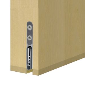 Burlete guillotina US para puertas de madera angostas, espesor mín de 25 mm