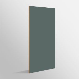 Tablero con laminado FENIX, Verde Comodoro y trascara HPL Green Slate, formato 1.22 x 2.44 m