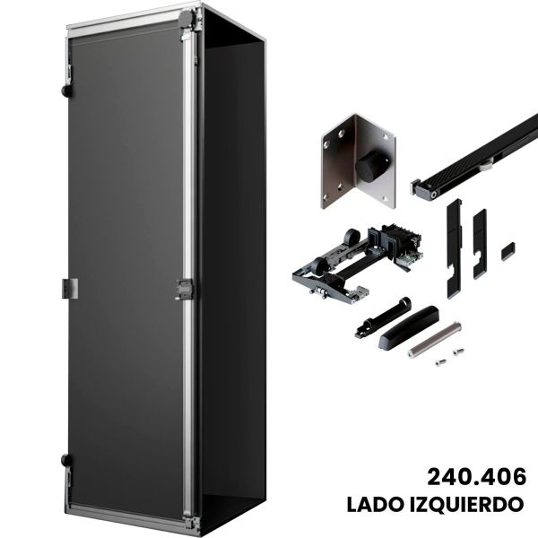 Sistema corredizo CONCEPTA 3 PULL capacidad de carga 35 kg para puertas de madera abatibles e insertables con jaladera